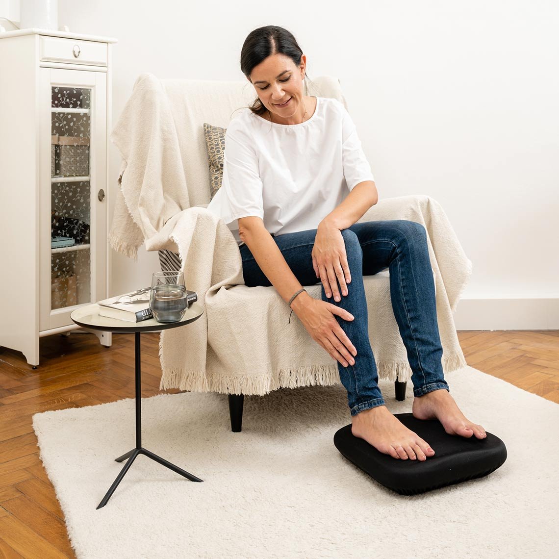 Belena Active Pro Shiatsu-Fußmassagegerät – Elektrischer Massagekomfort – Einstellbare Intensität – Wärmefunktion und Timer