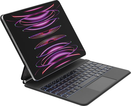 Belkin iPad M4 Pro 13" Case - QWERTY - Mit Tastatur und magnetischem Ständer - Schwarz