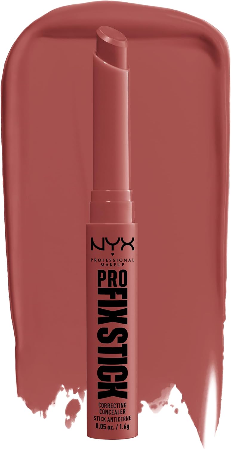 Nyx Professional Makeup Pro Fix Concealer Stick – Brick Red – Korrigiert Augenringe und Hautunreinheiten – 13 x 13 x 110 mm