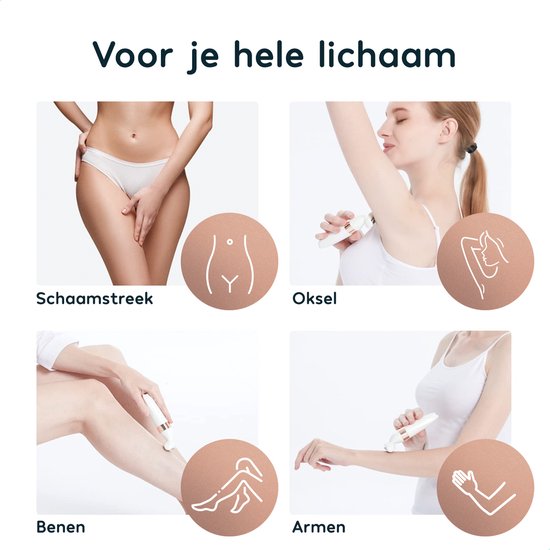 Wellshave 5 in 1 Ladyshaves für Frauen - Rasierer für Frauen - Epilady - Bikini Trimmer Damen - Trimmer für Frauen & Damen