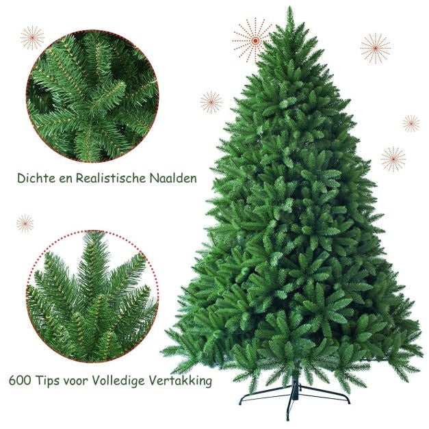 Künstlicher Weihnachtsbaum Coast - PVC-Nadeln - 225 cm - Grün