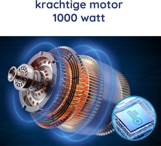 Safecourt Elektrische Kaffeemühle Deluxe - 25 Funktionen - 1000W - Für Kaffeebohnen - Schwarz