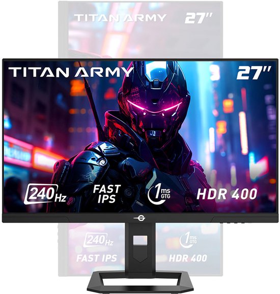 TITAN ARMY P2510G Computermonitor 68,6 cm (27") 2560 x 1440 Pixel Quad HD LED Schwarz