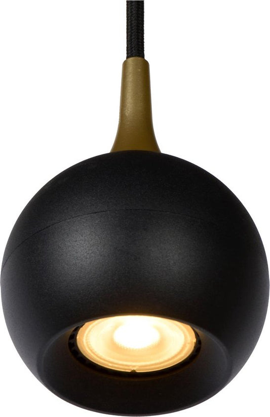 Lucide FAVORI – Hängeleuchte – Ø 9 cm – 1xGU10 – Schwarz