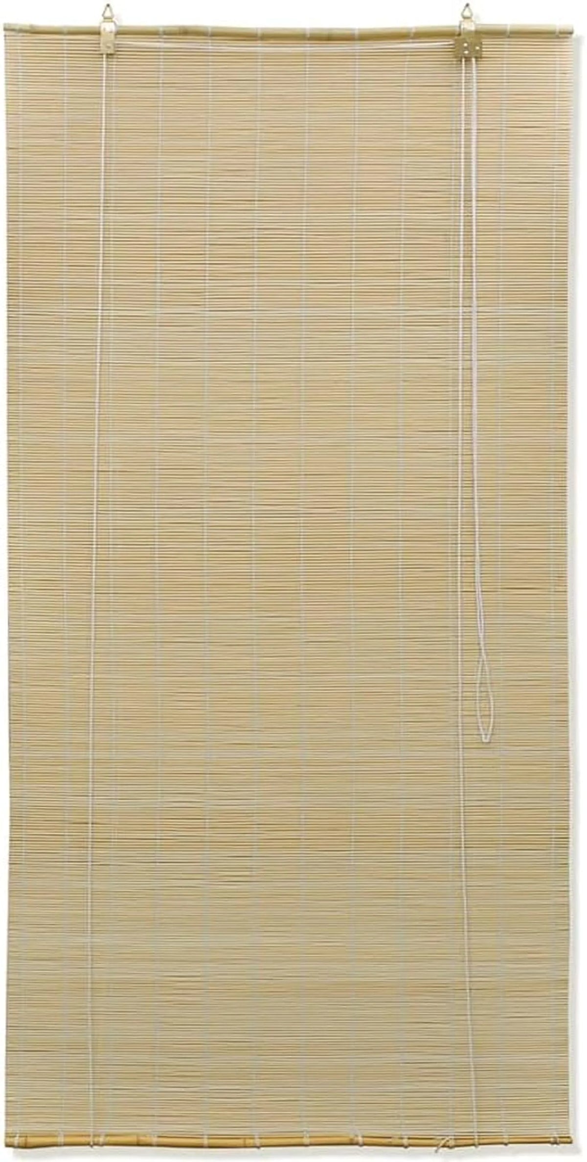 vidaXL Bambus-Rollo – 80 x 220 cm – Naturfarben – Lichtdurchlässig und blickdicht