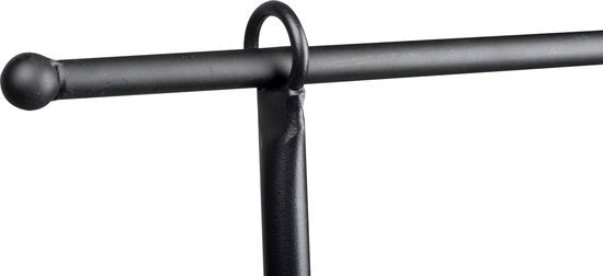 Arti Casa Tischstange - Dekorationsrahmen - mit Klemmen - für Blumen, Ballons, Lichter und Pflanzen - Hochzeitsbogen - Metall - Schwarz