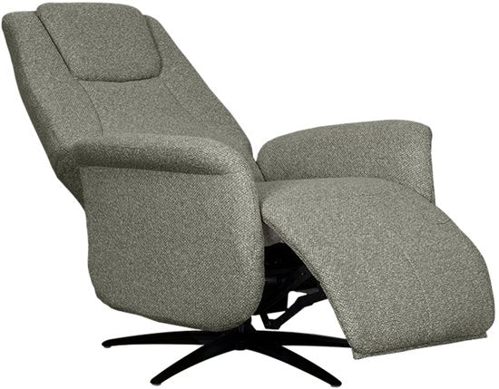LABEL51 Stockholm Sessel – BRAUN – Royal-Stoff – 1-Motor – – – Drehbar – Mit Armlehne