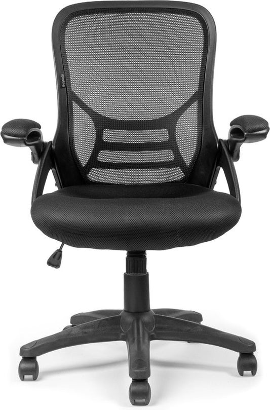 LifeGoods Ergonomischer Bürostuhl - Schreibtischstuhl - Verstellbar - Erwachsene - Schwarz