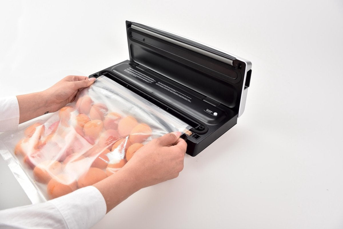 Solis Vac Smart 577 Vakuumiermaschine - Vollautomatische Vakuumiermaschine mit Schlauchanschluss - Grau