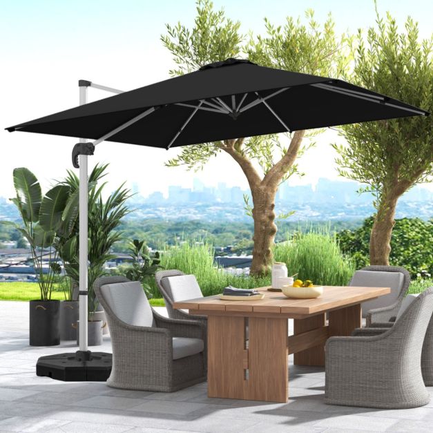 Coast Sunshade - Dreh- und Kippvorrichtung - Polyester - 300 x 300 x 261 cm - Braun