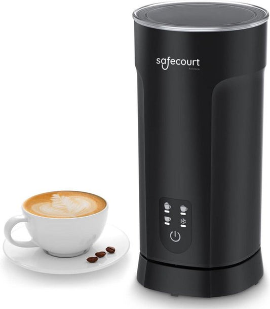 Safecourt Kitchen Elektro-Milchaufschäumer MF600 - 4 in 1 - 500W - Schwarz