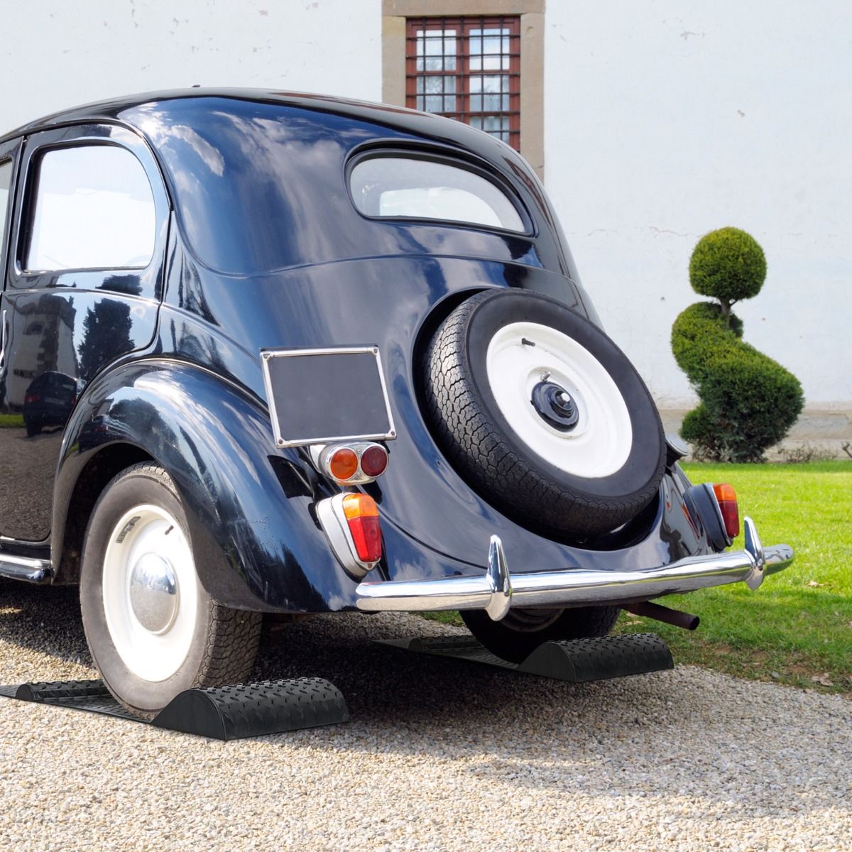 Coast Parkmatte - 53 x 26 x 5 cm - Schwarz - 2 Stück