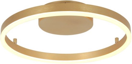 Steinhauer Wandleuchte Mykty - gold - Metall - 40 cm - eingebautes LED-Modul - 3687GO