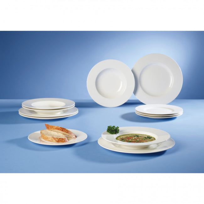 Villeroy & Boch Wonderful World Deep Teller - 24 cm - Milchweiß - Porzellan
