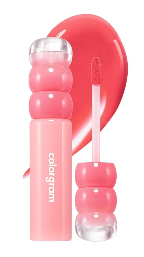 Colorgram Fruity Glass Tint 02 Bunny Pink - 3g - Zartes Rosa mit glänzendem Finish