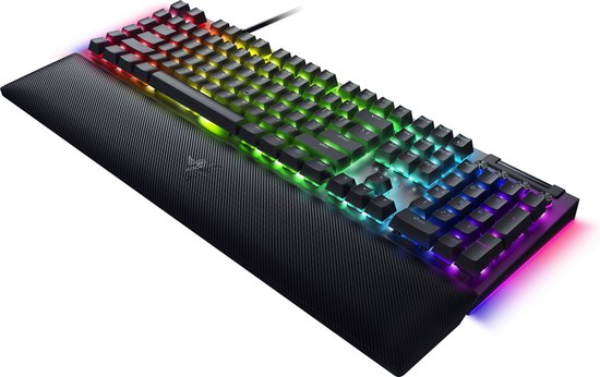 Razer BlackWidow V4 – Mechanische Gaming-Tastatur – Yellow Switch – RGB – 6 Makrotasten – QWERTY