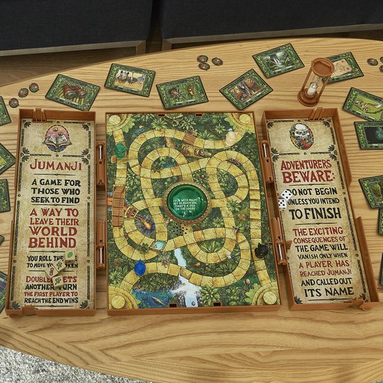 Spin Master Games „Jumanji Deluxe“, eine fesselnde elektronische Version des klassischen Abenteuer-Brettspiels, jetzt mit Licht und Sound