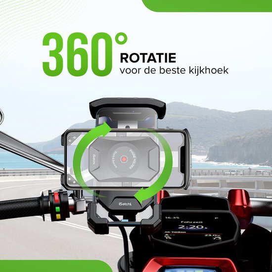 iSetchi Telefonhalter - Auto - Magnetisch - Metall - Off-Road