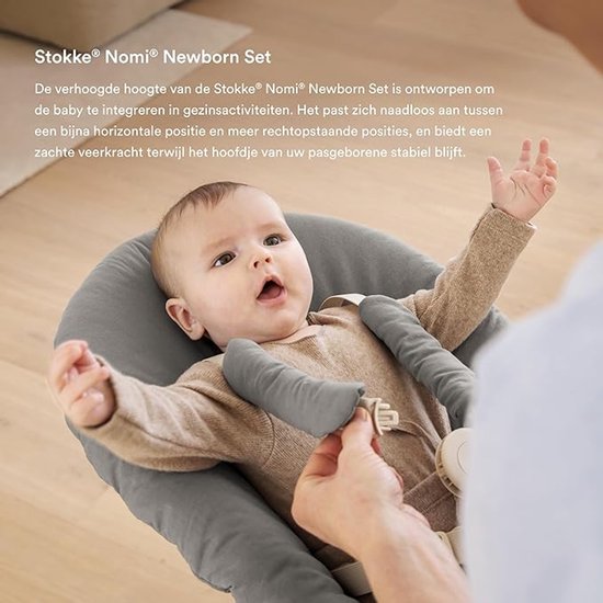 Stokke® Nomi® Newborn-Set – Grau/Grau-Blau