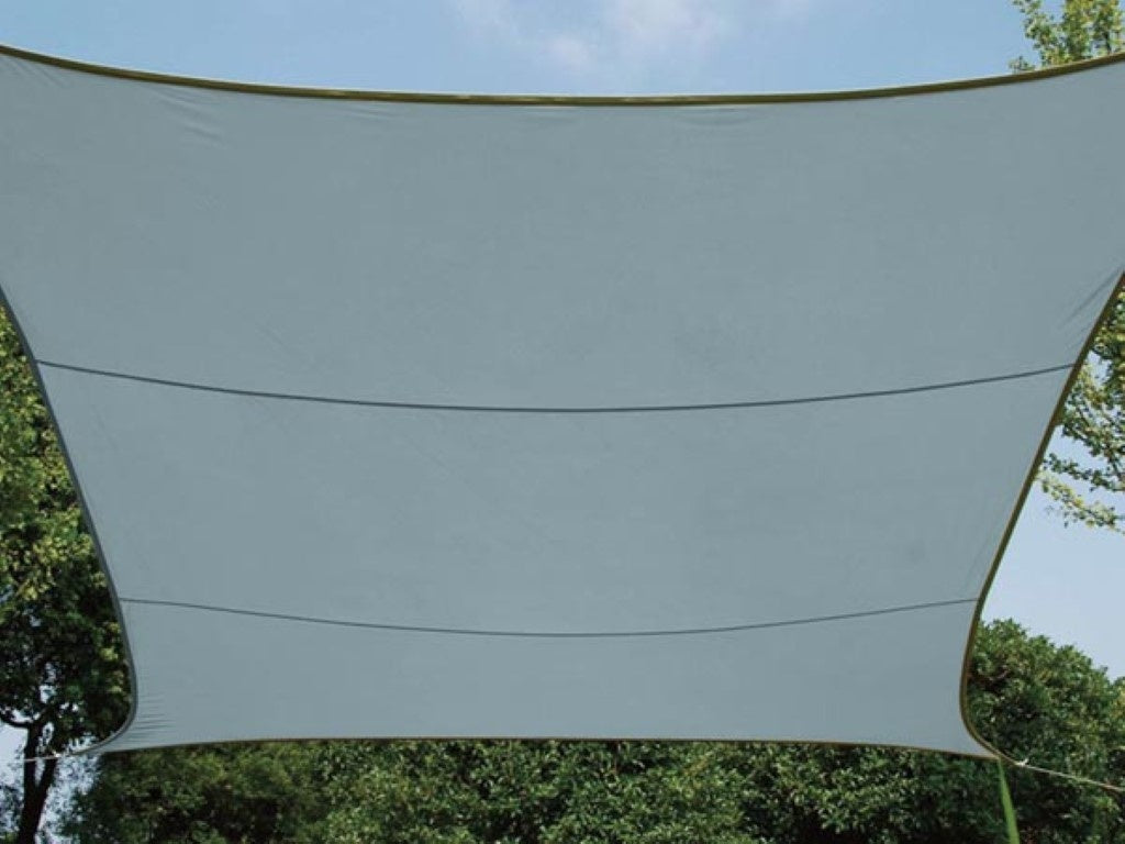 Sonnensegel - Rechteck - 2 X 3 M - Farbe: Hellgrau
