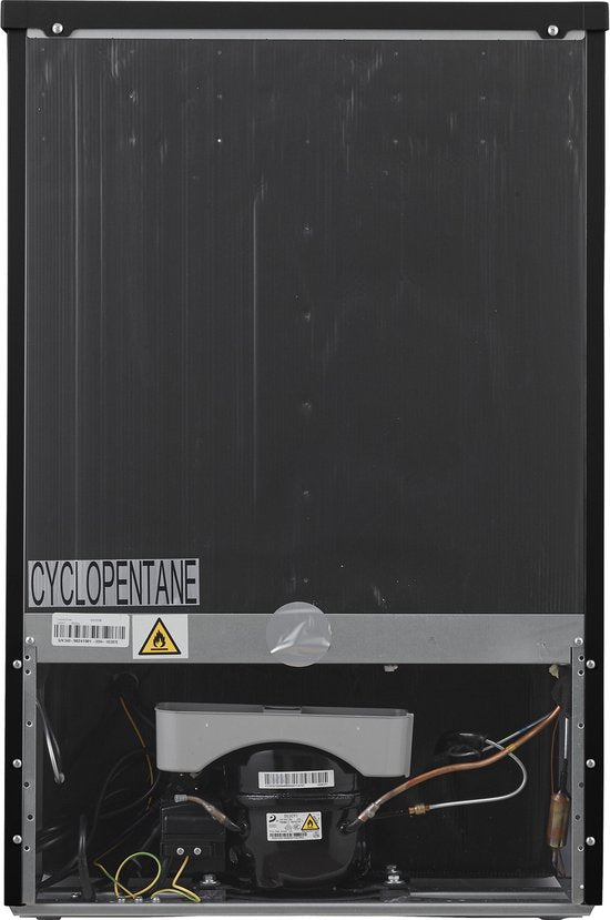 Inventum VR550B Tischgefriertruhe, 88 Liter – 55 cm breit – Energieeffizienzklasse D – Tiefkühlgerät – Kompakt – Freistehend – 3 Schubladen – Schwarz