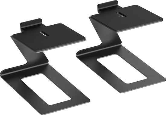 VDD Gaming Lautsprecherständer - 2er Set - 12,5 x 14–19 x 15 cm - Tischständer - Vibrationsdämpfung