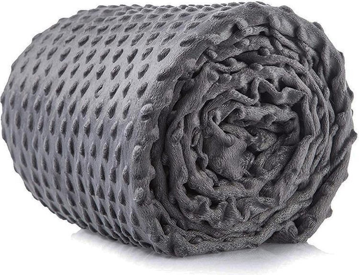 Litollo Beschwerungsdecke Weicher Winter Fleecebezug - Beschwerungsdecke - Grau - 150*200 cm
