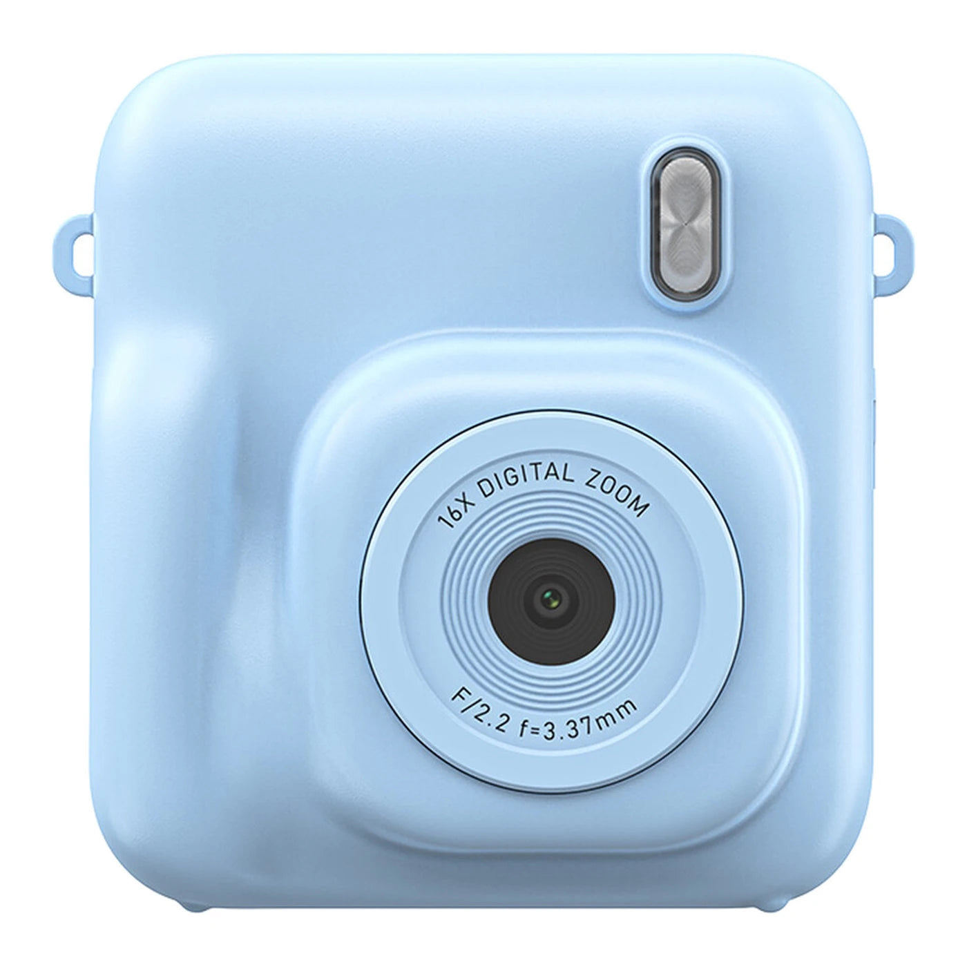 Songdian Kinderkamera mit Sofortdruck DC506 – Blau – 48 MP – Doppelkamera – LED-Blitz – Auch als Webcam nutzbar