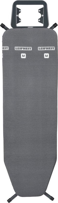 Leifheit Bügeltisch Classic M - 120 x 38 cm Bügelfläche - höhenverstellbar - schwarz