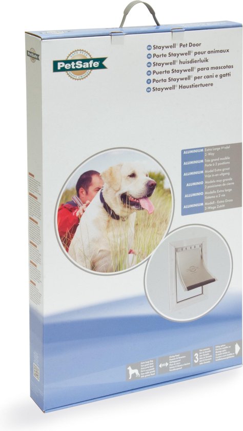 Petsafe 660 Hundeklappe – bis zu 100 kg – Aluminium
