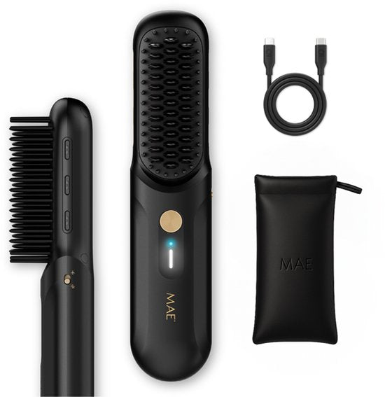 MAE® Touch Up – Kabellose Stylingbürste – Heizbürste – Kabelloses Glätteisen