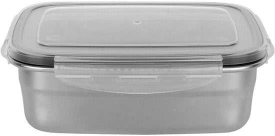 Excellent Houseware – Edelstahl-Lebensmittelbehälter – mit Deckel – 700 ml