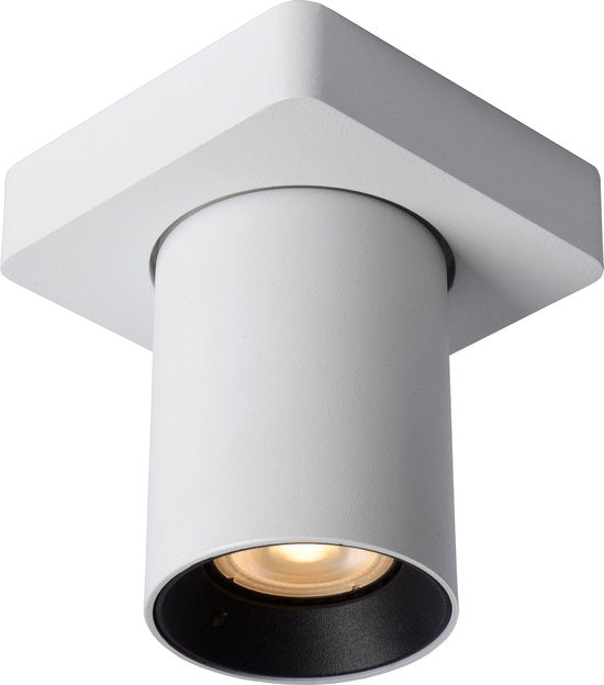 Lucide NIGEL – Deckenstrahler (Deckenleuchte) – LED „Dim to warm“ – GU10 – 1×5 W 2200 K/3000 K – Weiß