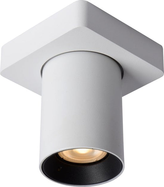 Lucide NIGEL – Deckenstrahler (Deckenleuchte) – LED „Dim to warm“ – GU10 – 1×5 W 2200 K/3000 K – Weiß