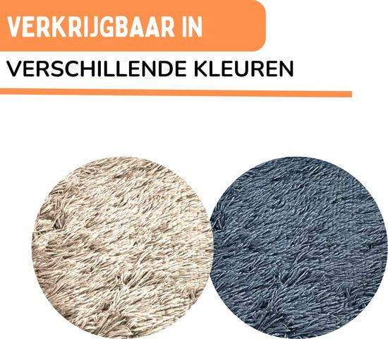 By Cee Cee Orthopädischer Hundekorb - Orthopädisches Hundekissen - Royal Collection Hundebett - Flauschig - Dunkelgrau - M - 80x55x17