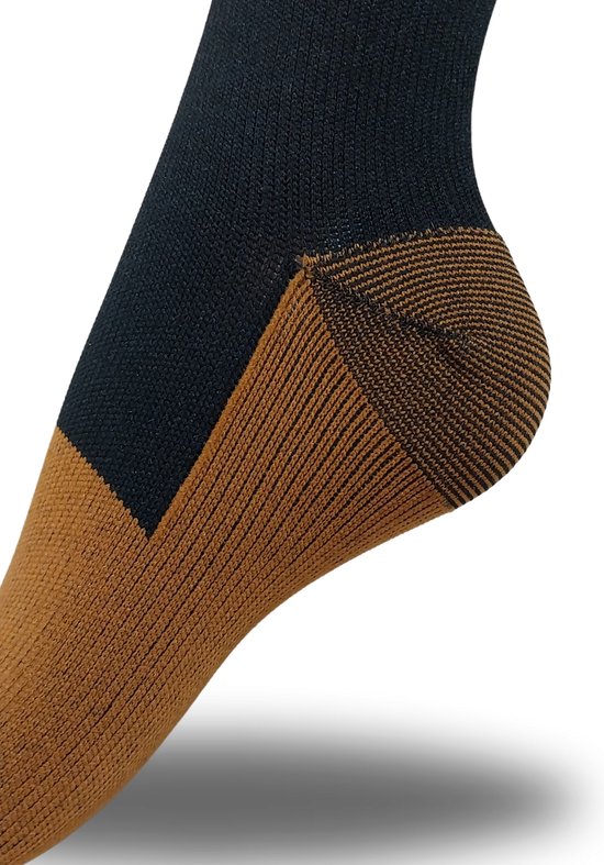 Kompressionssocken 3 Paar - Stützsocken Damen und Herren - Kompressionssocken - Laufsocken - Sportsocken - Größe 36-40 S/M