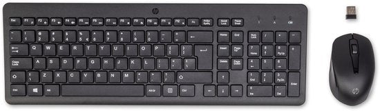 HP 330 – Kabellose Tastatur und Maus – QWERTY – Schwarz