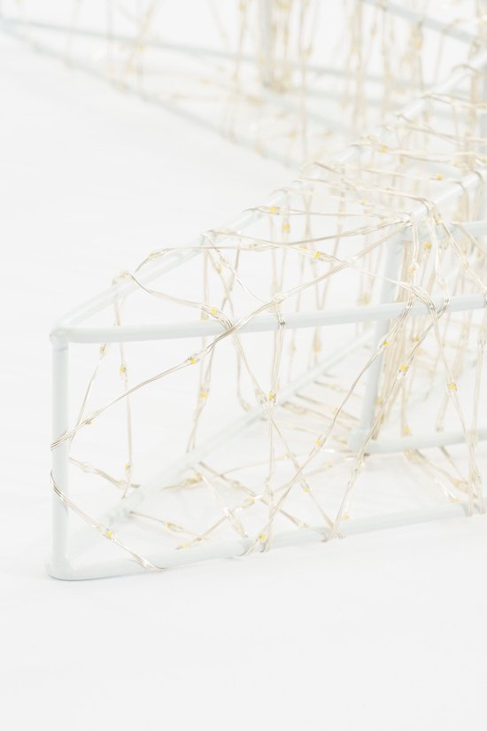 Luca Lighting Star Pendelleuchte mit warmweißer LED-Beleuchtung - Ø56 cm - Metall - Weiß