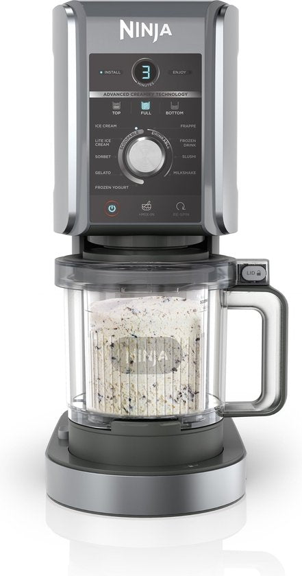Ninja Creami Deluxe – 10-in-1-Eismaschine – Eismaschine für Speiseeis, Milchshakes, Slushies, Smoothie-Bowls und mehr – Foodi – NC501EU