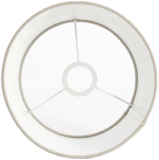 Licht & Wohnen - Lampenschirm LIVIGNO - 25x20,5x14cm - Grau
