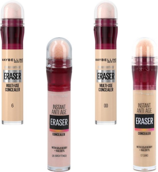 Maybelline New York – Instant Anti Age Eraser – 06 – Concealer, die Augenringe sichtbar kaschieren – 6,8 ml