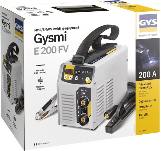 GYS-Schweißinverter GYSMI E200 FV 10-130/10-200 A
