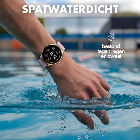 Denver Smartwatch – Android, iOS – Vollständige Telefonfunktion – AMOLED-Display – Sportuhr – Herzfrequenzmesser – Sauerstoffsättigungsmesser – Schlafüberwachung – SWC387