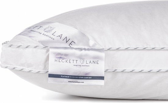 Heckett & Lane Platinum - Daunen - Kissen - Weich - 60x70 cm - Weiß
