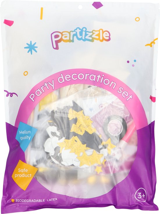Partizzle Graduated Party Decorations Artikel - Girlande & Luftballons - Hurra Graduation Party - Graduation Party Artikel - XL