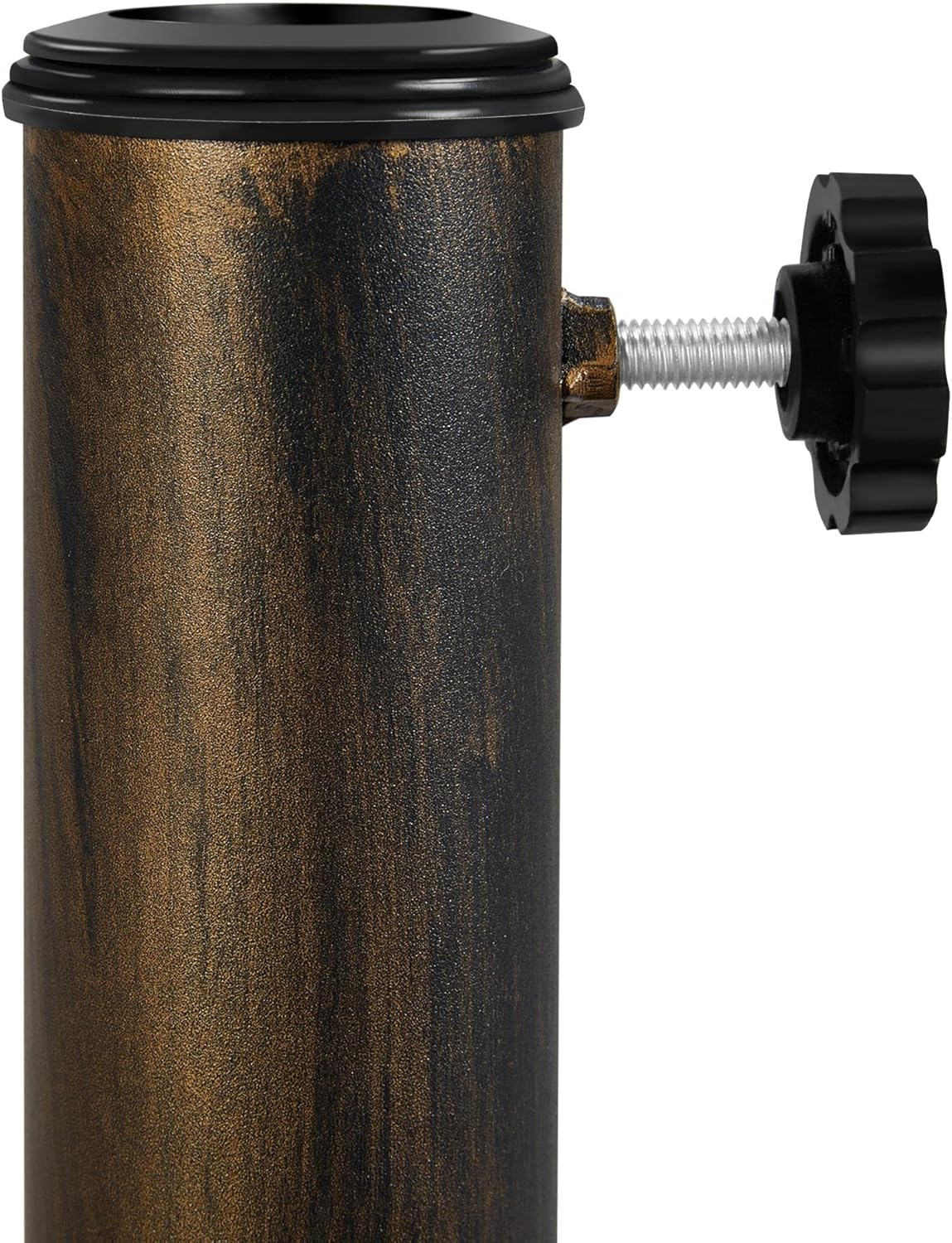 Yaheetech Sonnenschirmständer Bronze – Stabiler Sonnenschirmständer – Ø 38–48 mm – 44,5 × 44,5 × 32,5 cm – 10 kg