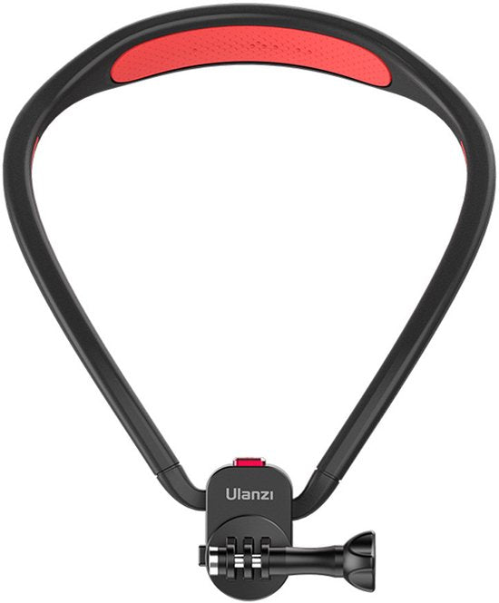 Ulanzi Go-Quick II Neck Holder Actioncam-Nackenhalter – Magnetische Schnellkupplung – Geeignet für GoPro, DJI und Insta360 – Silikon – Schwarz