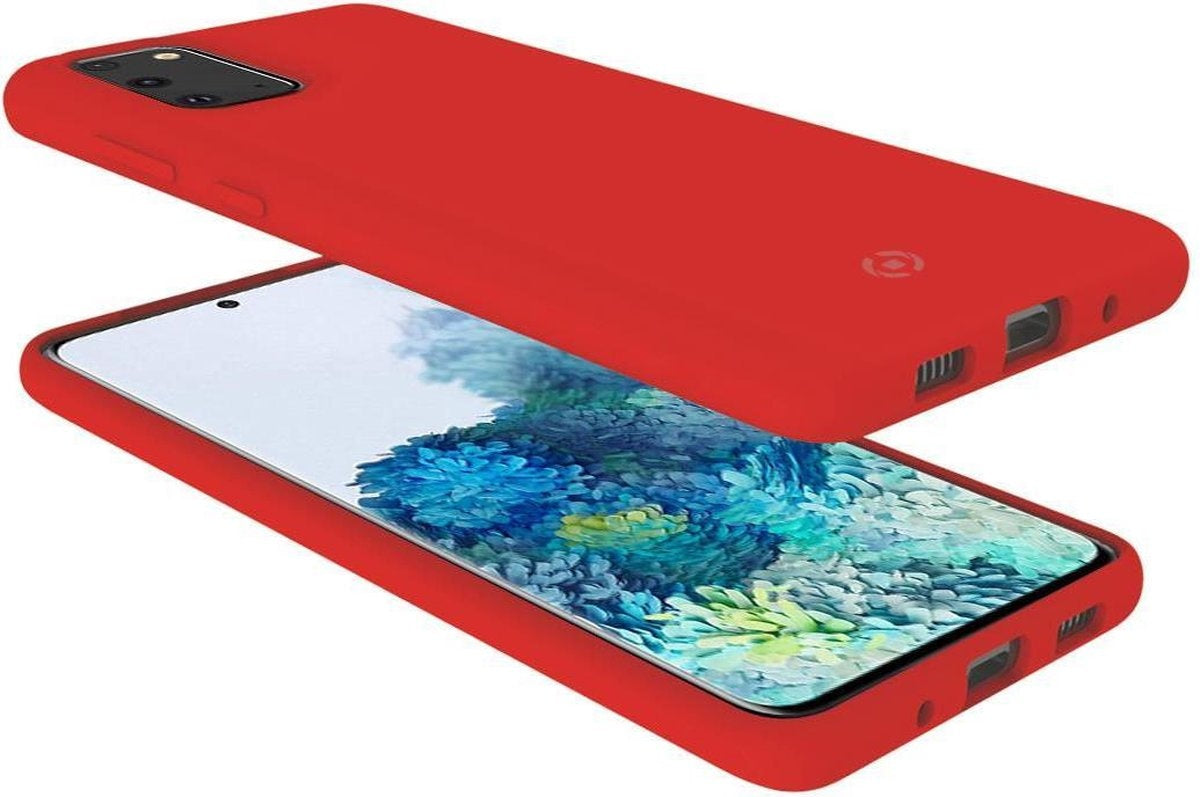 Celly Fall geeignet für Samsung Galaxy S20 - Silikon Back Cover - Rot