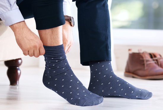 Milanoro - 12 Paar weiche Bambussocken für Damen und Herren - Dunkle Farben - 39-42