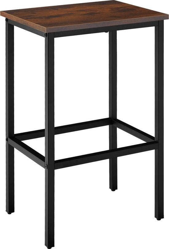 tectake - Stehtisch-Set Inverness industrial dunkelbraun - 404362
